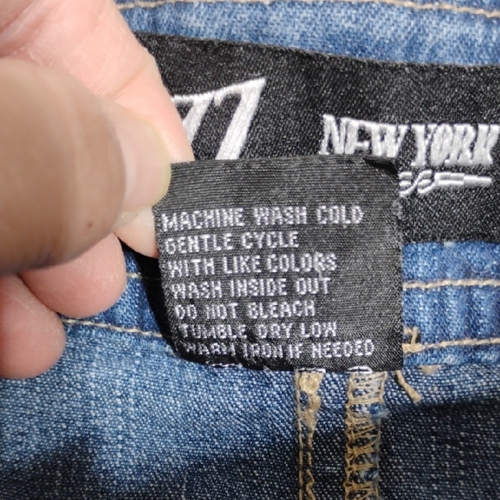 SALE! Quizz New York Vintage Classic Blue Denim A-Line Skirt Sz.5/6 (XX-55) - Picture 10 of 13